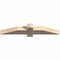 Ekena Millwork Eugene Smooth Timber Gable Bracket, Douglas Fir, 36"W x 6"H x 3 1/2"D x 3 1/2"F, 4/12 Pitch GBW036X06X0404EUG00SDF - alternate 2